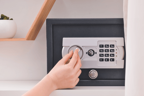Gästesafe für Wertsachen mit Zahlencode