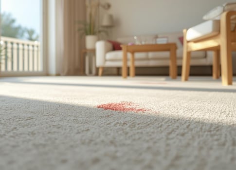 Stain on carpet