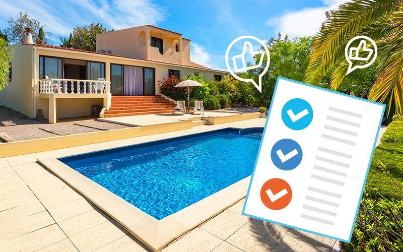 Ferienhaus mit Pool